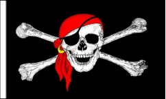 Pirate Table Flags